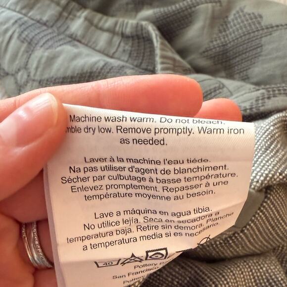 NWOT Pottery Barn Blue Grey Jacquared Euro Shams - Picture 4 of 4